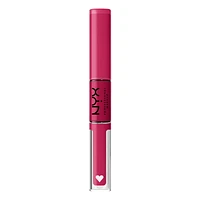 NYX PROFESSIONAL MAKEUP, Shine loud, Couleur pour lèvres haute brillance, longue tenue, Formule vegan - BORN TO HUSTLE (Rose) Couleur haute brillance