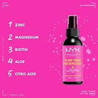 NYX Professional Makeup, Plump right back, Vaporisateur, Hydratation, Formule vegan - 04, 60mL Premier sérum avec base repulpant
