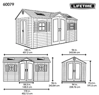 Lifetime Outdoor Storage Shed