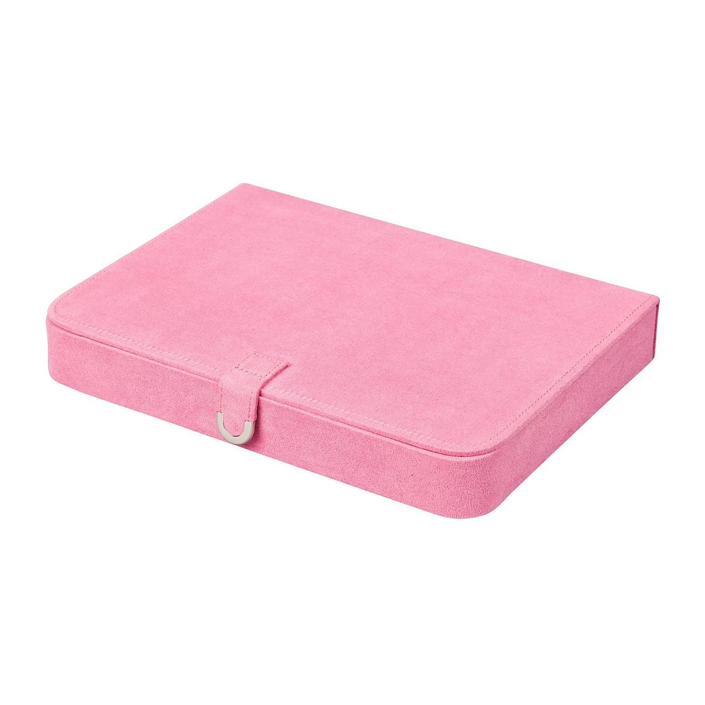Mele and Co Cameron Plush Fabric Fashion Jewellery Box