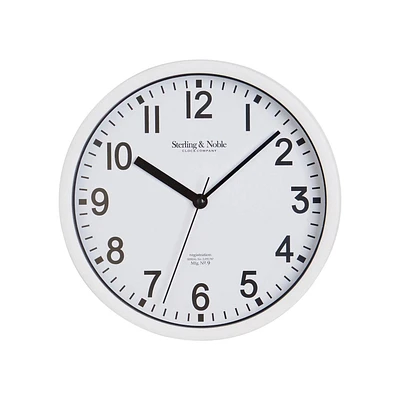 HOMETRENDS Wall Clock, 8.8 in., Quartz accuracy