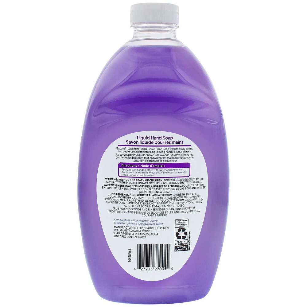 Equate Lavender Fields Liquid Hand Soap Refill