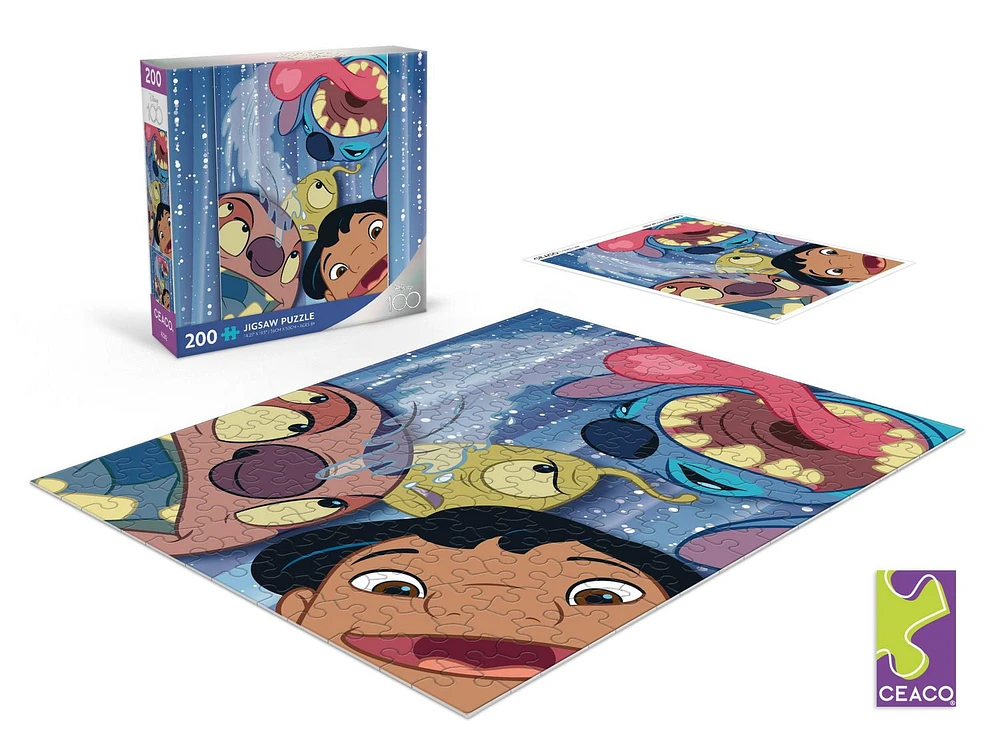 Ceaco - Disney Friends - 100th Stitch Selfies - 200 piece puzzle