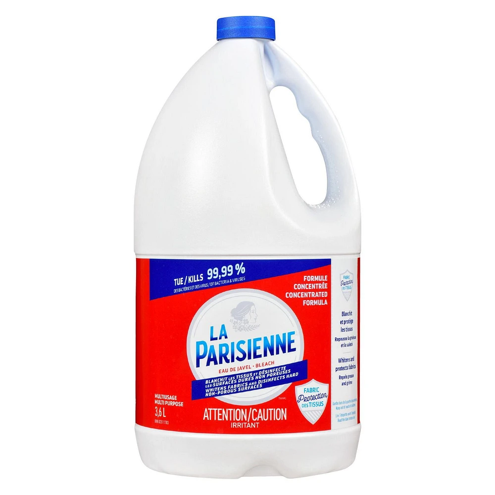 La Parisienne Concentrated Bleach 3.6L, LP Bleach concentrated 3.6L