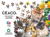 Ceaco - Selfies - Feline Friends - 550 piece puzzle