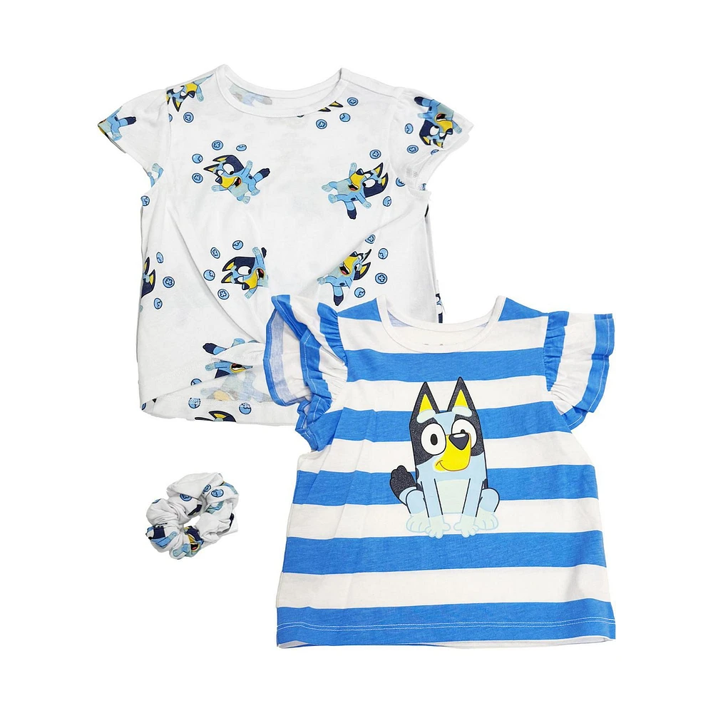 Bluey Toddler Girls Blueberry Pop 3 Piece Top Set