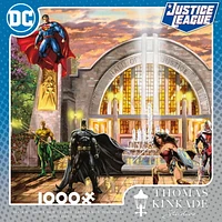 Ceaco - Thomas Kinkade DC Comics - 1000 piece puzzle - Hall of Justice