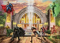 Ceaco - Thomas Kinkade DC Comics - 1000 piece puzzle - Hall of Justice