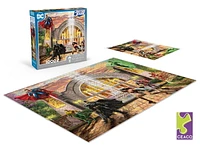 Ceaco - Thomas Kinkade DC Comics - 1000 piece puzzle - Hall of Justice