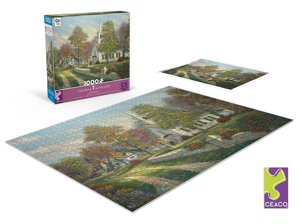 Ceaco - Thomas Kinkade - Serenity Chapel - 1000 piece puzzle