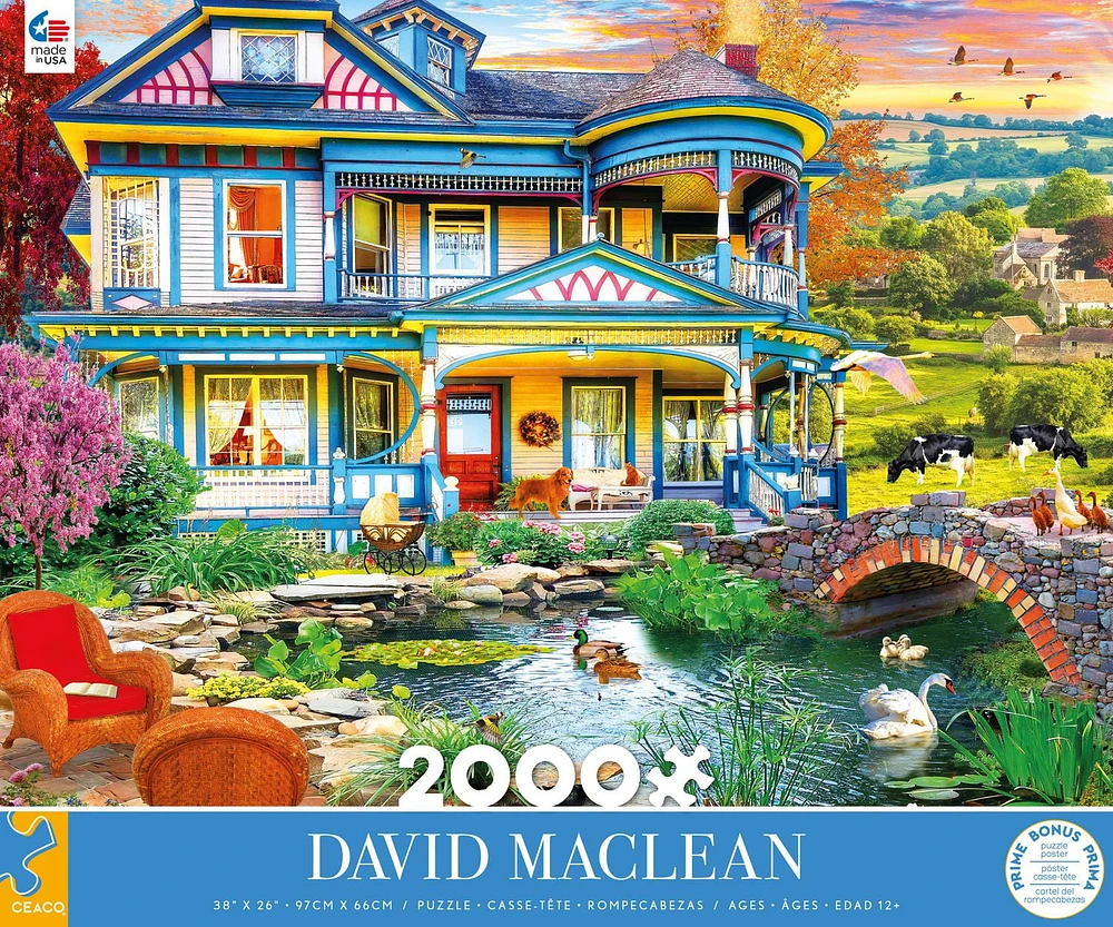 Ceaco - David Maclean - Country Home - 2000 Piece Puzzle