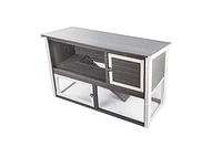 NewAge Columbia Outdoor Rabbit Hutch Gray