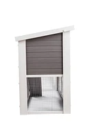 NewAge Columbia Outdoor Rabbit Hutch Gray