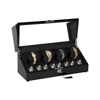 Mele and Co Langdon Black Watch Winder