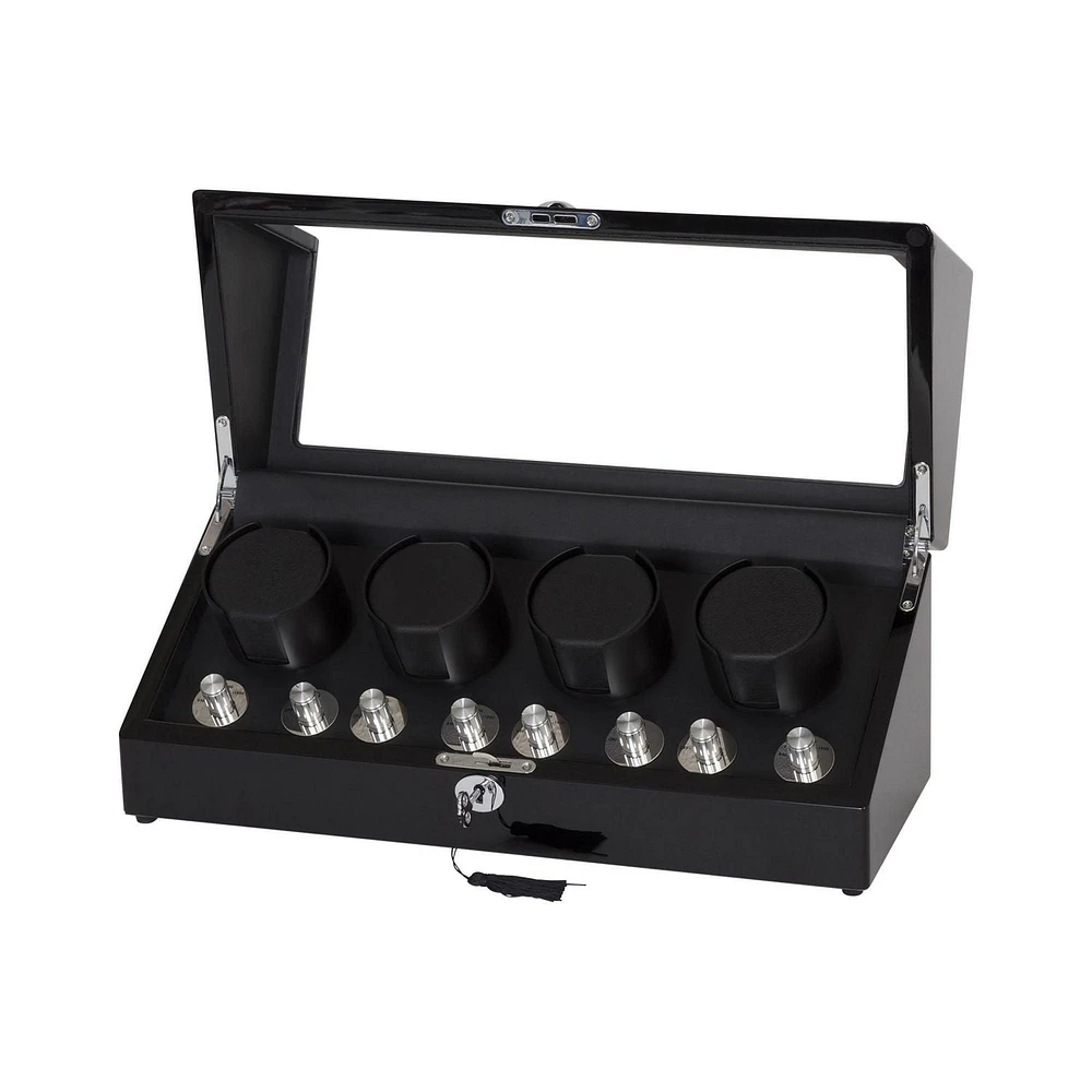 Mele and Co Langdon Black Watch Winder