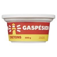 Cretons 300g Gaspésien Tartinade à base de de porc contenant des épices.