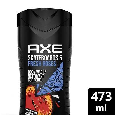 Nettoyant corporel AXE Skateboards & Fresh Roses