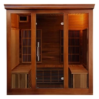 4-5 Person Cedar Infrared Sauna with 9 Carbon Heaters