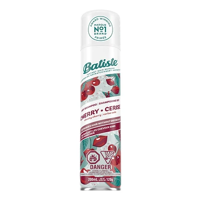 Batiste Cherry Dry Shampoo, 200 mL, Instant Hair Refresh