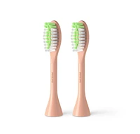 Philips One by Sonicare 2pk Brush Heads, Champagne, BH1022/05, 2 Pack Brush Heads