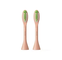 Philips One by Sonicare 2pk Brush Heads, Champagne, BH1022/05, 2 Pack Brush Heads