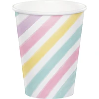 Sparkle Unicorn Cups 9 oz, 8 ct