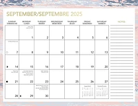 Mead Family Planning Marble Calendar 25, Calendar