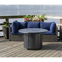 Paramount Alan Stamped Round Aluminum Fire Table