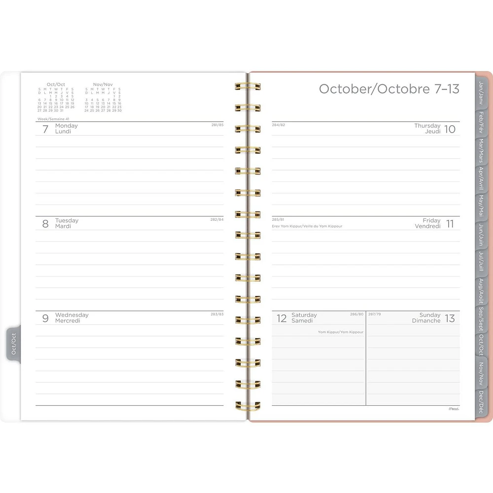 Mead Rose Garden Small Weekly/Monthly Planner, Planner