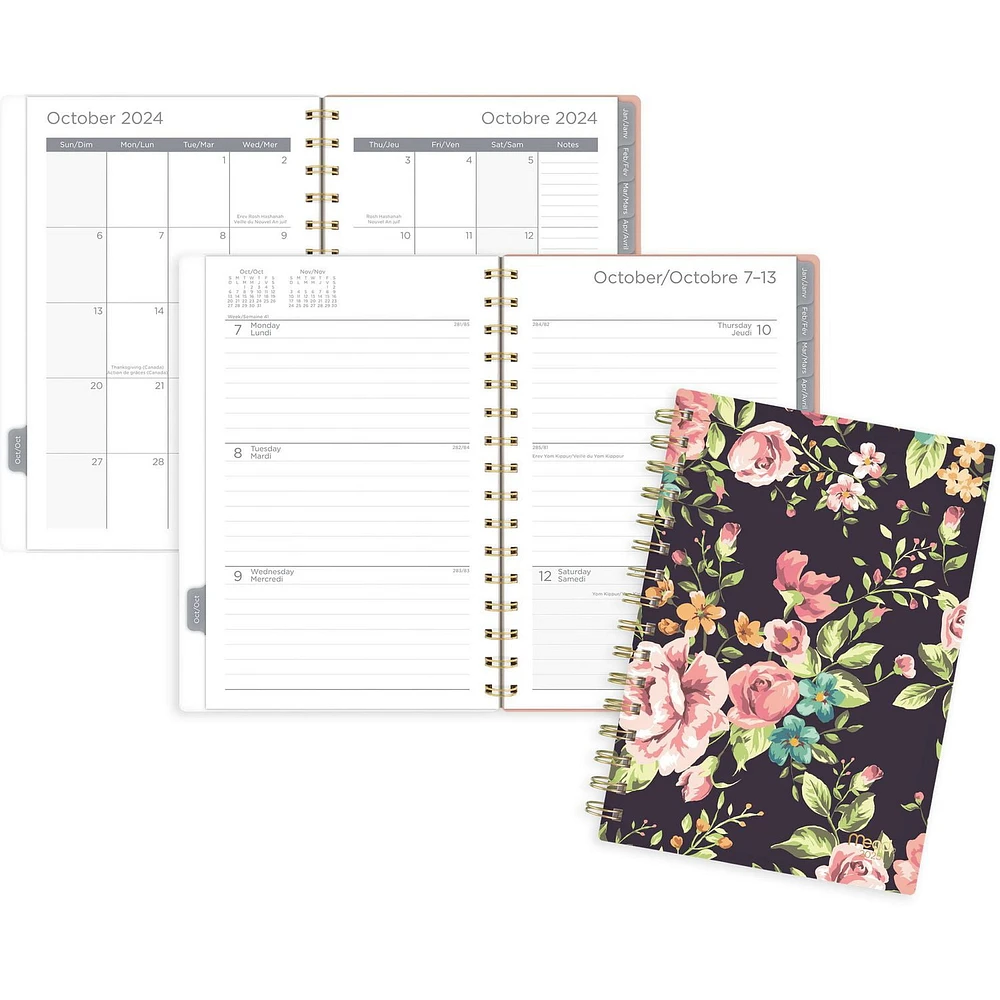 Mead Rose Garden Small Weekly/Monthly Planner, Planner