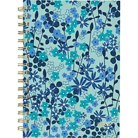 Mead 15M Blue Floral Small Weekly/Monthly Poly Planner 25, Planner