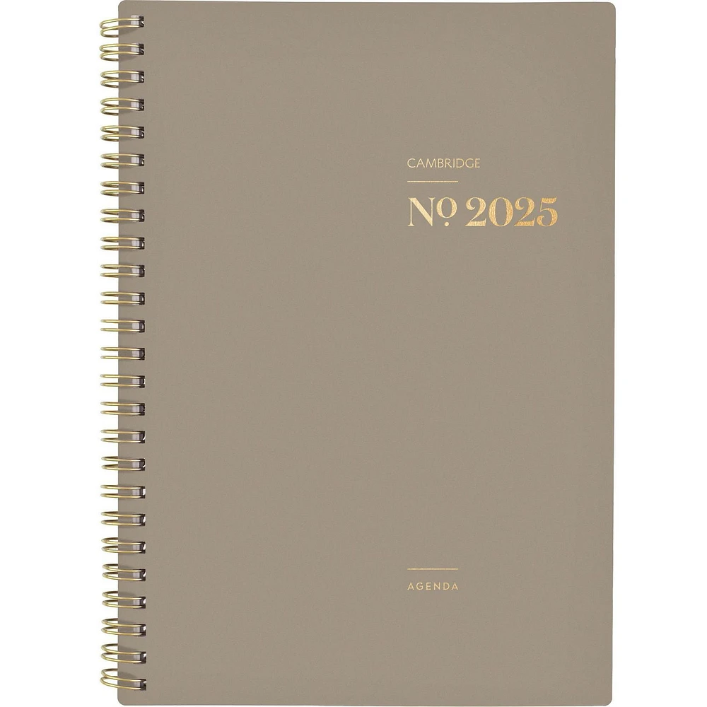 Cambridge WorkStyle Classic Putty Small Weekly/Monthly Planner, Planner