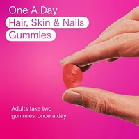 One A Day Multi+ Hair, Skin & Nails Multivitamin Gummies - Daily Vitamin Plus Support For Healthy Hair, Skin And Nails With Biotin And Vitamins A, C, E And Zinc For Women and Men, 120 Gummies