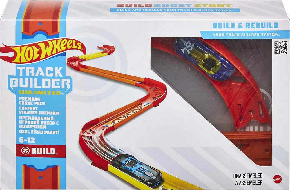 Hot Wheels Track Builder Unlimited Premium Curve Pack