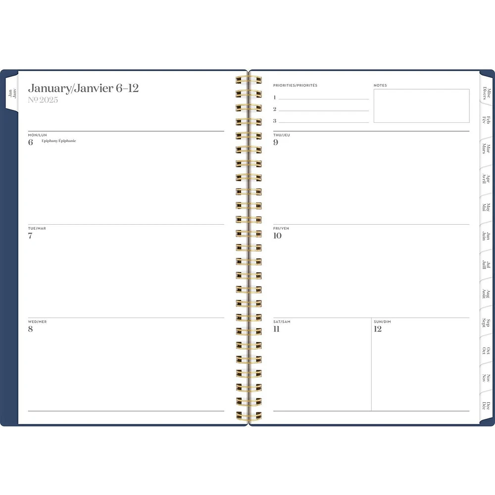 Cambridge Workstyle Balance Navy Small Weekly/Monthly Planner, Planner