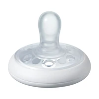 Suce en forme de tétine semblable au sein Tommee Tippee, de 6 à 18 mois – blanc et bleu glace, paquet de 4