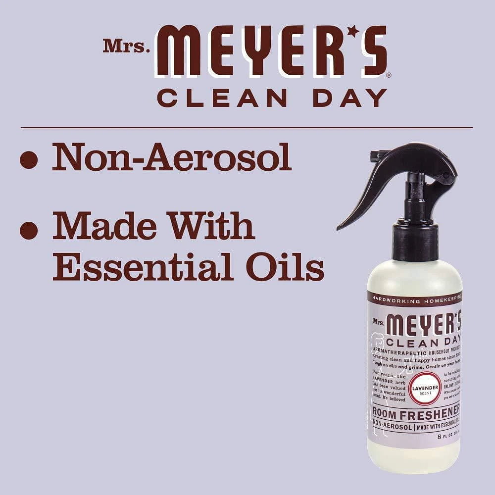 Mrs. Meyer’s Clean Day Room Freshener, Lavender, Non-aerosol room freshener spray