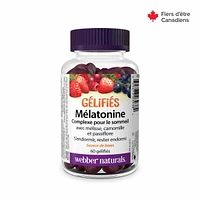 Mélatonine Complexe pour le sommeil Gélifiés baies