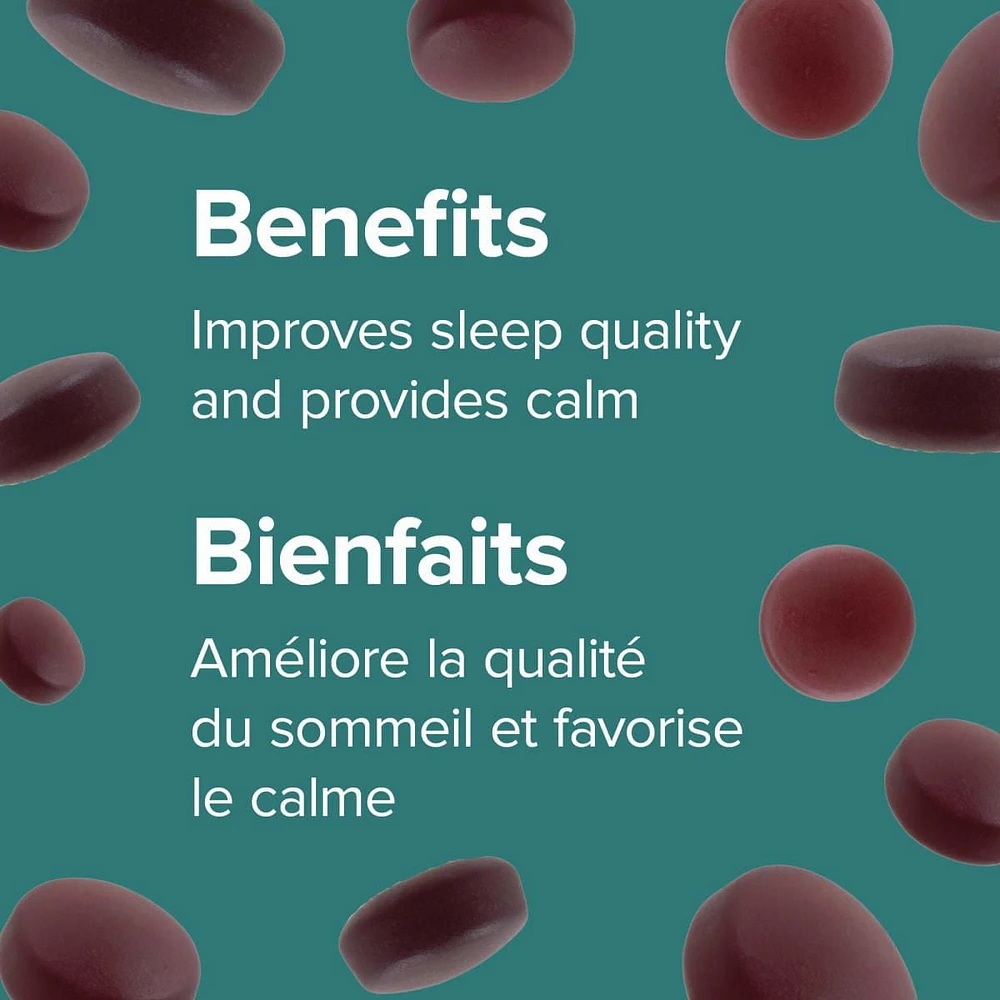 Mélatonine Complexe pour le sommeil Gélifiés baies