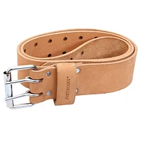 MECHTOOLS 2" SADDLE LEATHER TOOL BELT WITH DOUBLE BUCKLE (NATURAL) FITS 29" - 45"