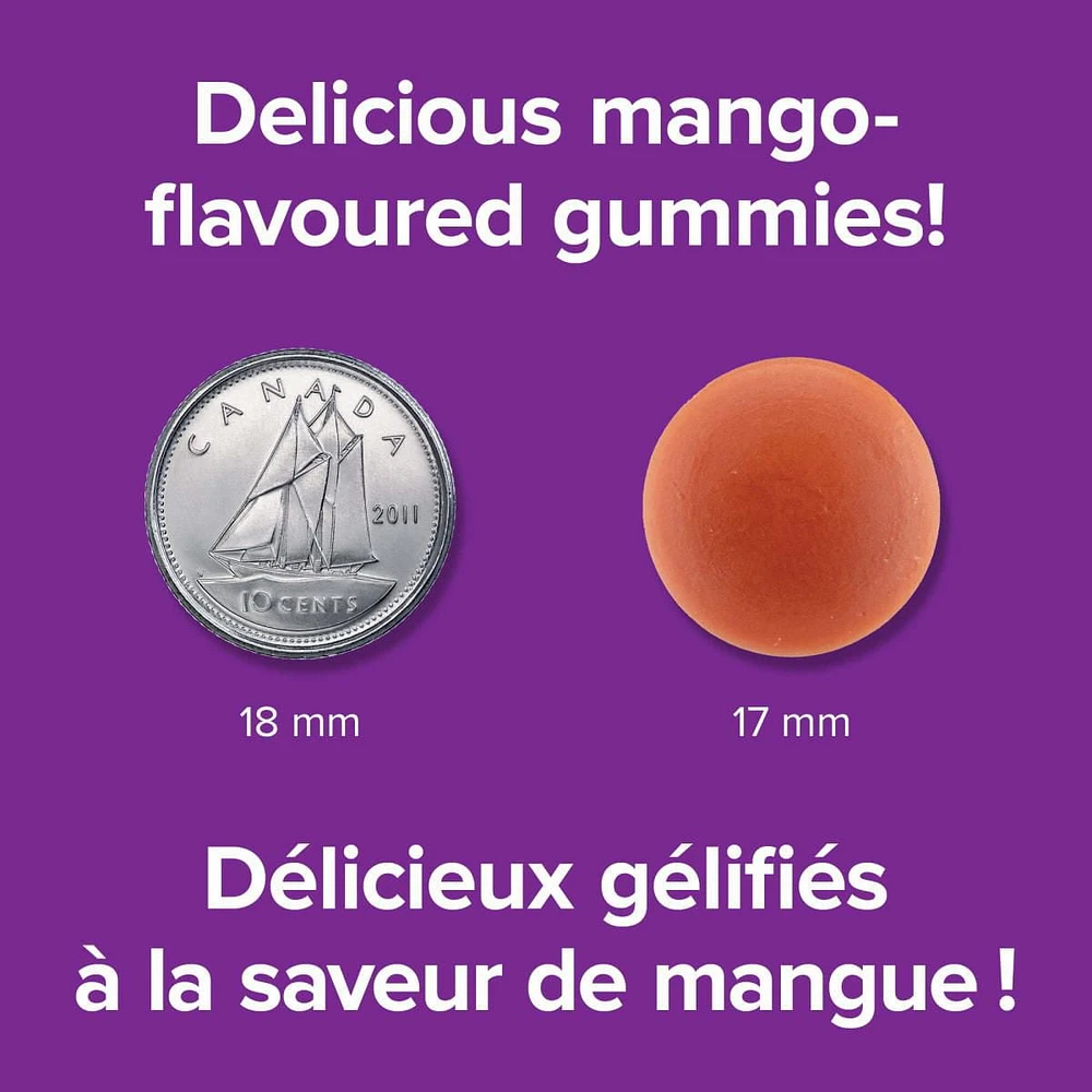 Lutéine Gélifiés avec myrtille et zéaxanthine 20 mg mangue