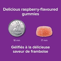 Webber Naturals Magnesium Gummies 75 mg Raspberry