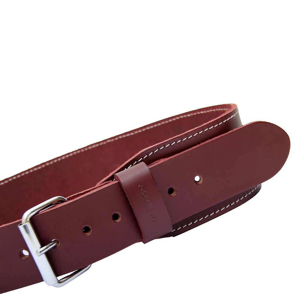 MECHTOOLS 3" HEAVY DUTY SADDLE WAX LEATHER BELT