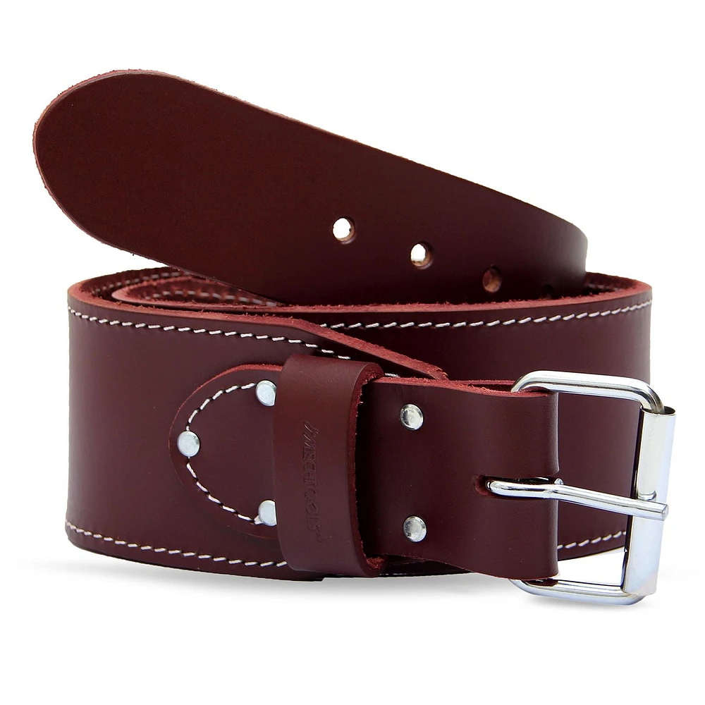 MECHTOOLS 3" HEAVY DUTY SADDLE WAX LEATHER BELT