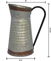 Rustic Metal Pitcher