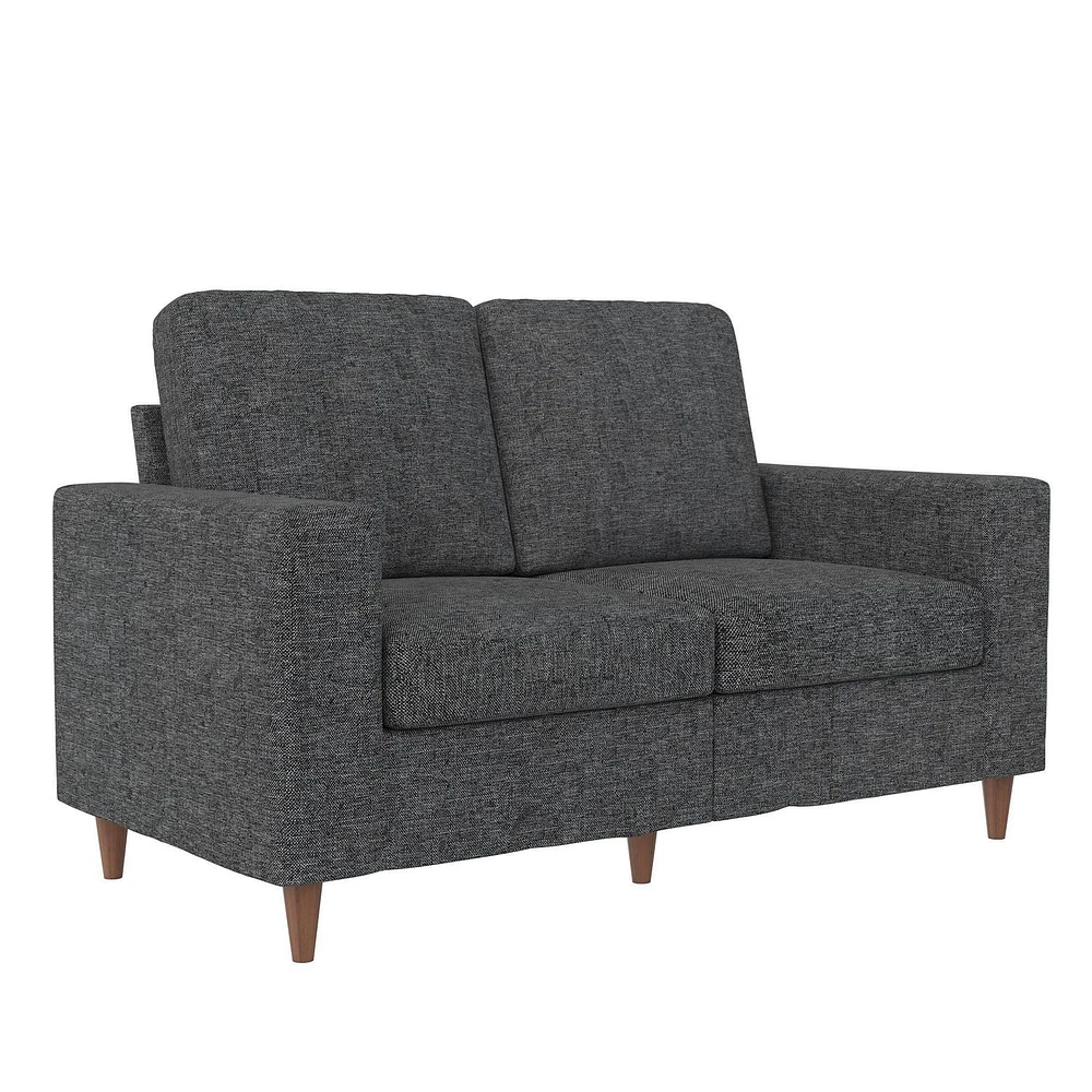 DHP Liah Loveseat Sofa with Pocket Spring Cushions