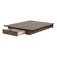 Platform Bed with Drawer from the collection Musano South Shore