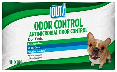 OUT! Antimicrobial Odour Control Dog Pads
