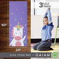 Gaiam 3MM Kids Yoga Mat Twinkle Toes