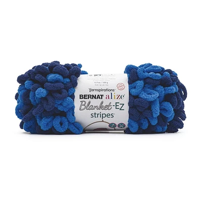 "Bernat® Fil à Rayures Alize® Couverture-Ez™, Polyester #7 Jumbo, 6,3 Oz/180 G, 18 Yards"